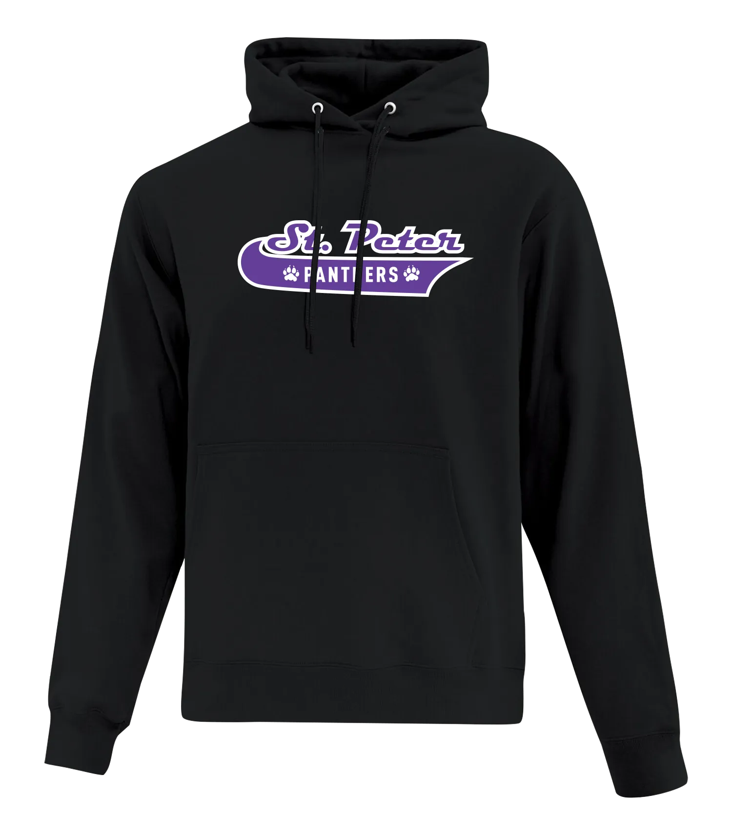 St. Peter Youth Cotton Pull Over Hooded Sweatshirt with Embroidered Logo