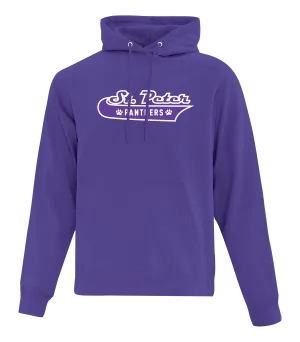 St. Peter Youth Cotton Pull Over Hooded Sweatshirt with Embroidered Logo