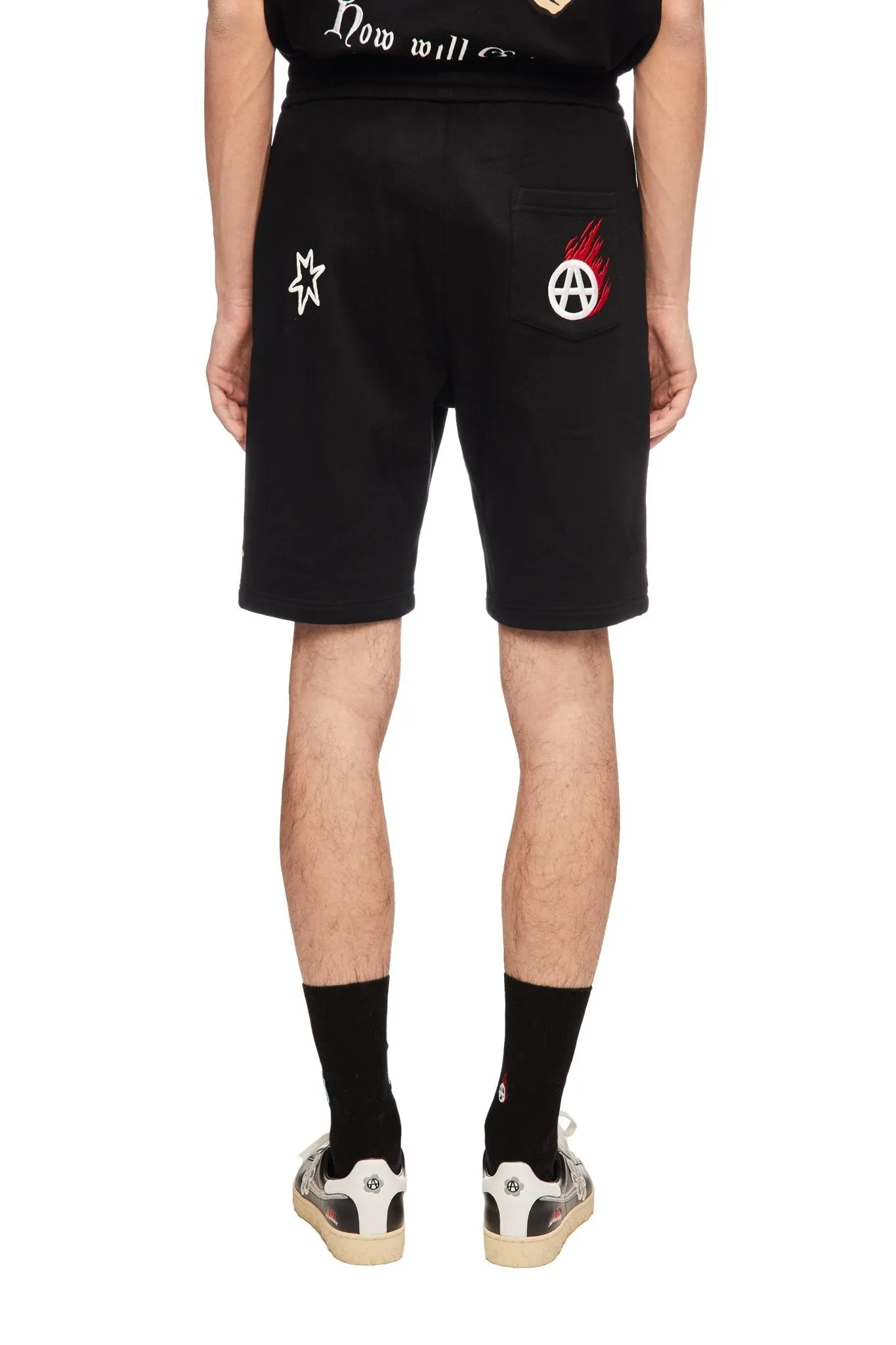 STAR MOON SHORTS BLACK