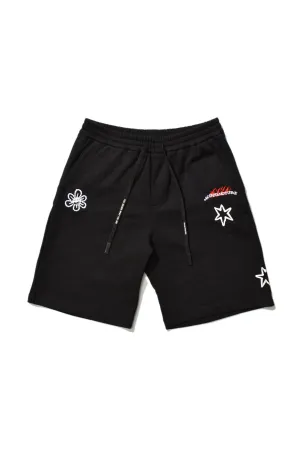 STAR MOON SHORTS BLACK