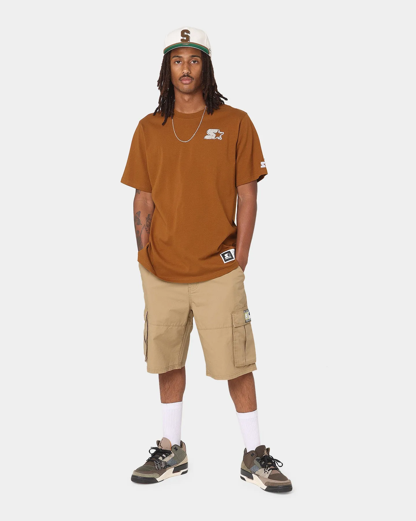 Starter Bricks Short Sleeve T-Shirt Brown