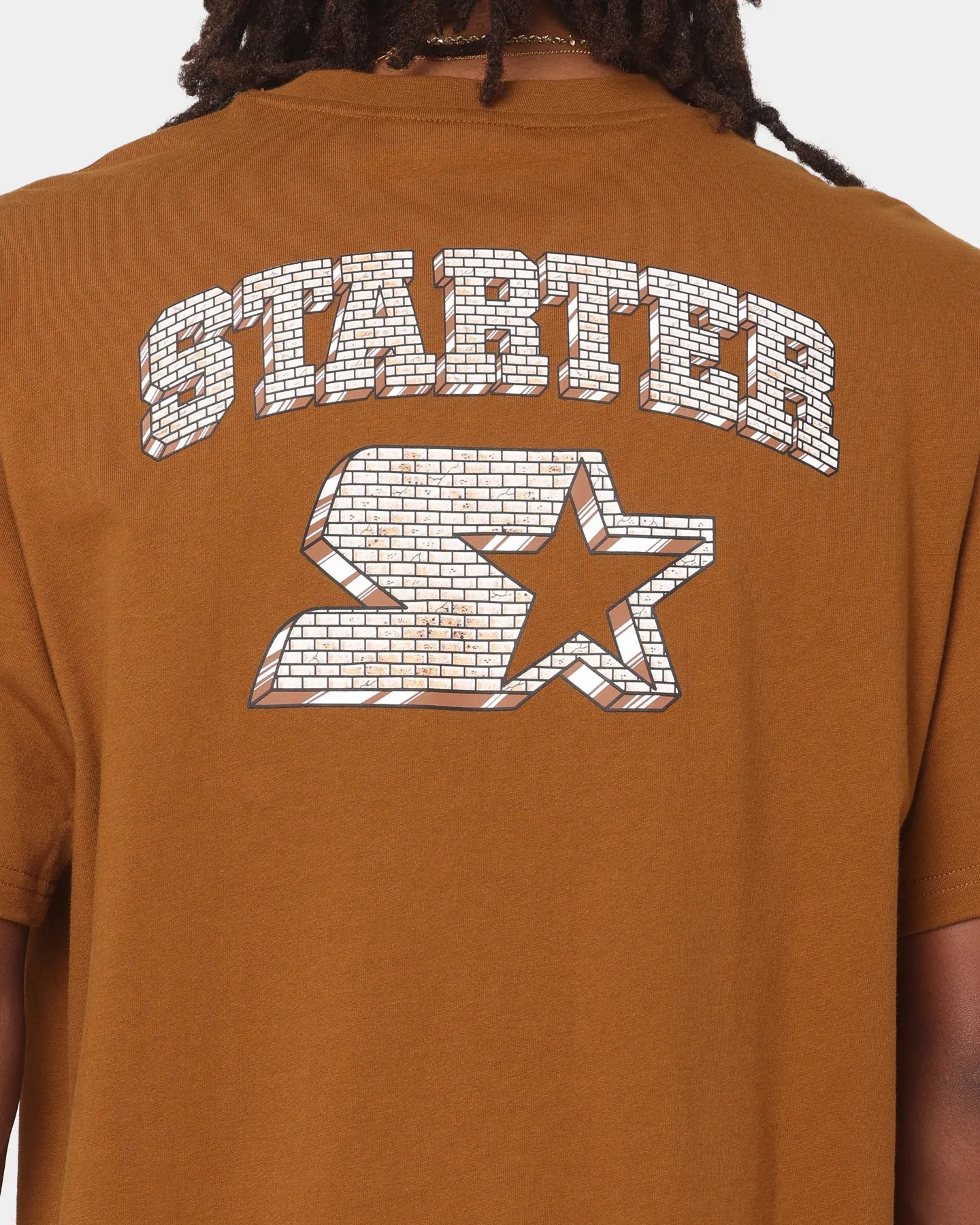 Starter Bricks Short Sleeve T-Shirt Brown
