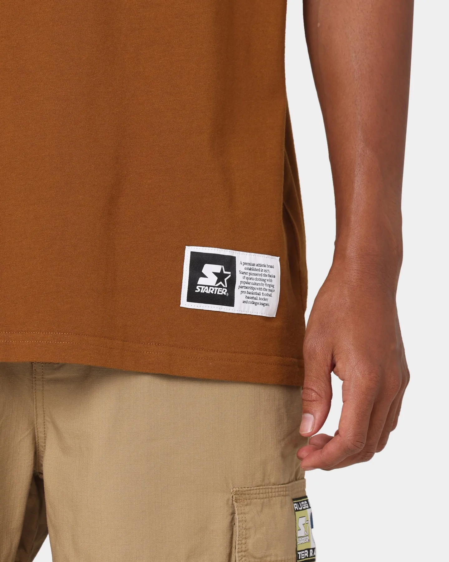 Starter Bricks Short Sleeve T-Shirt Brown