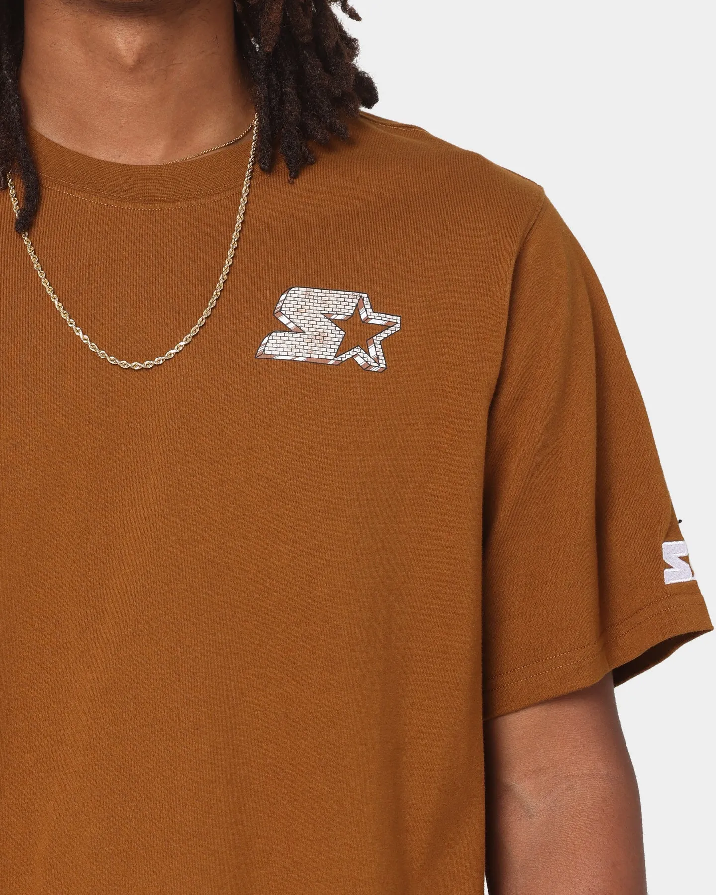 Starter Bricks Short Sleeve T-Shirt Brown
