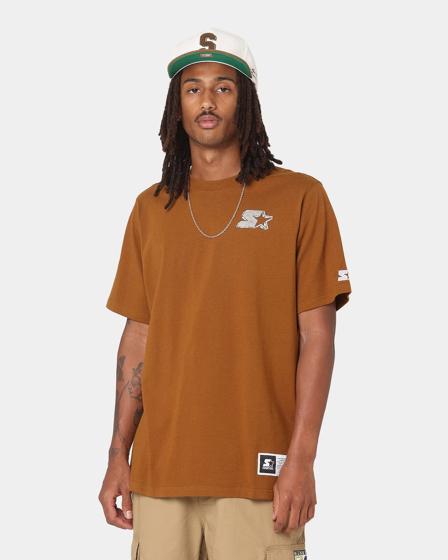 Starter Bricks Short Sleeve T-Shirt Brown