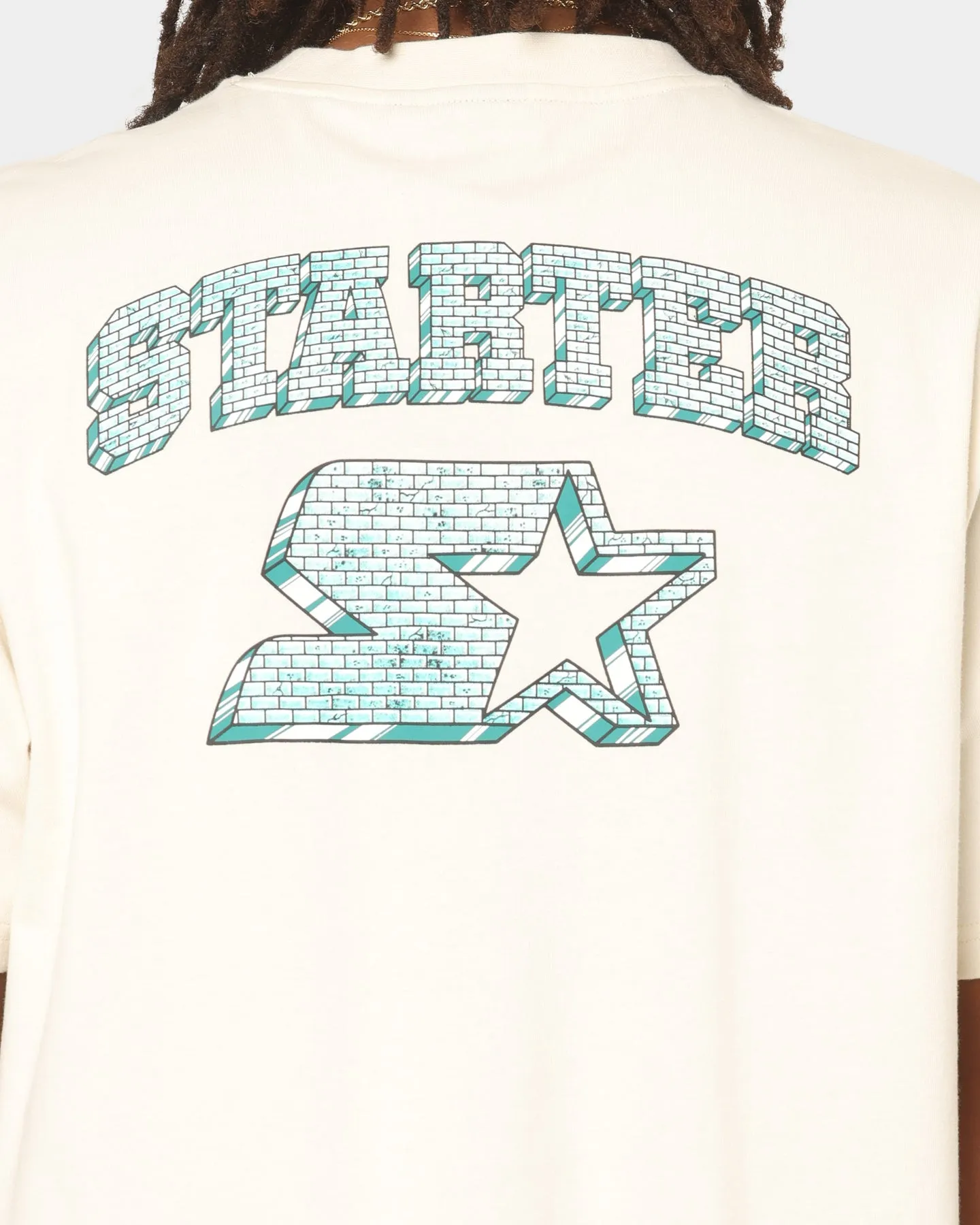 Starter Bricks Short Sleeve T-Shirt Off White