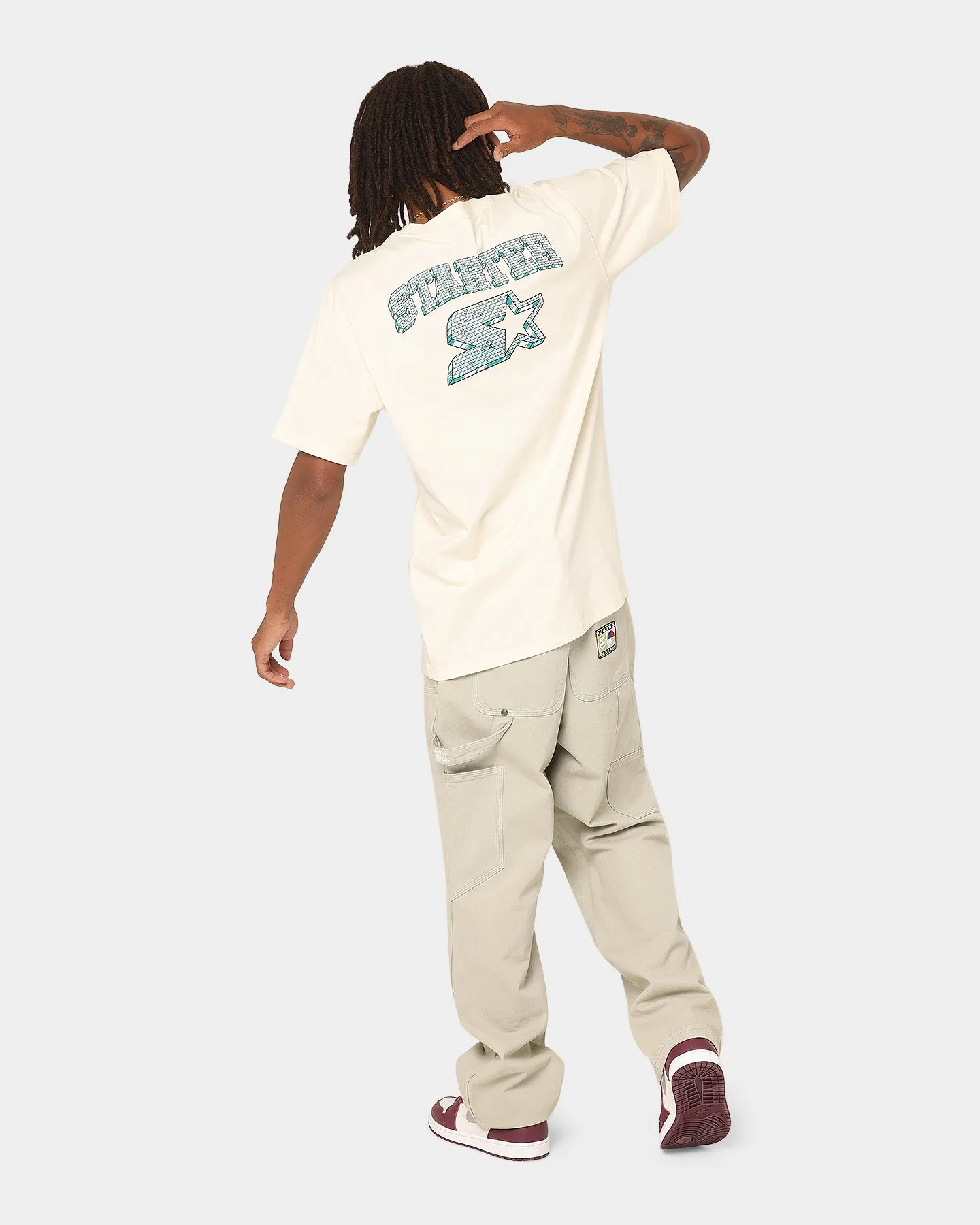 Starter Bricks Short Sleeve T-Shirt Off White