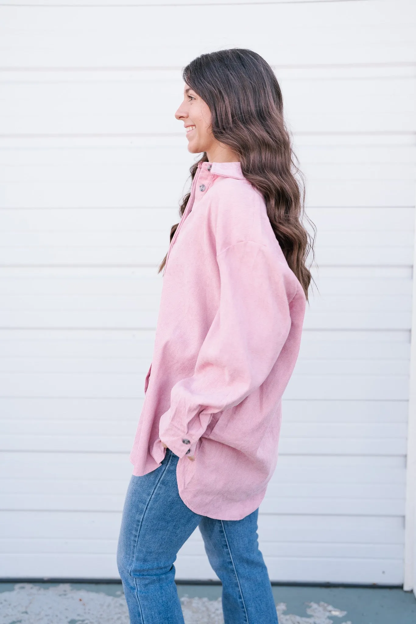 Stay Easy Corduroy Button Up