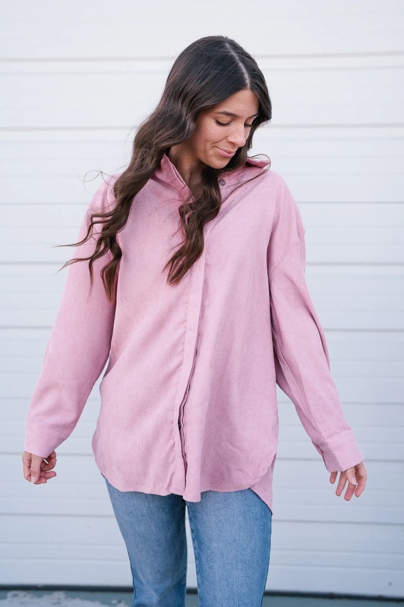 Stay Easy Corduroy Button Up