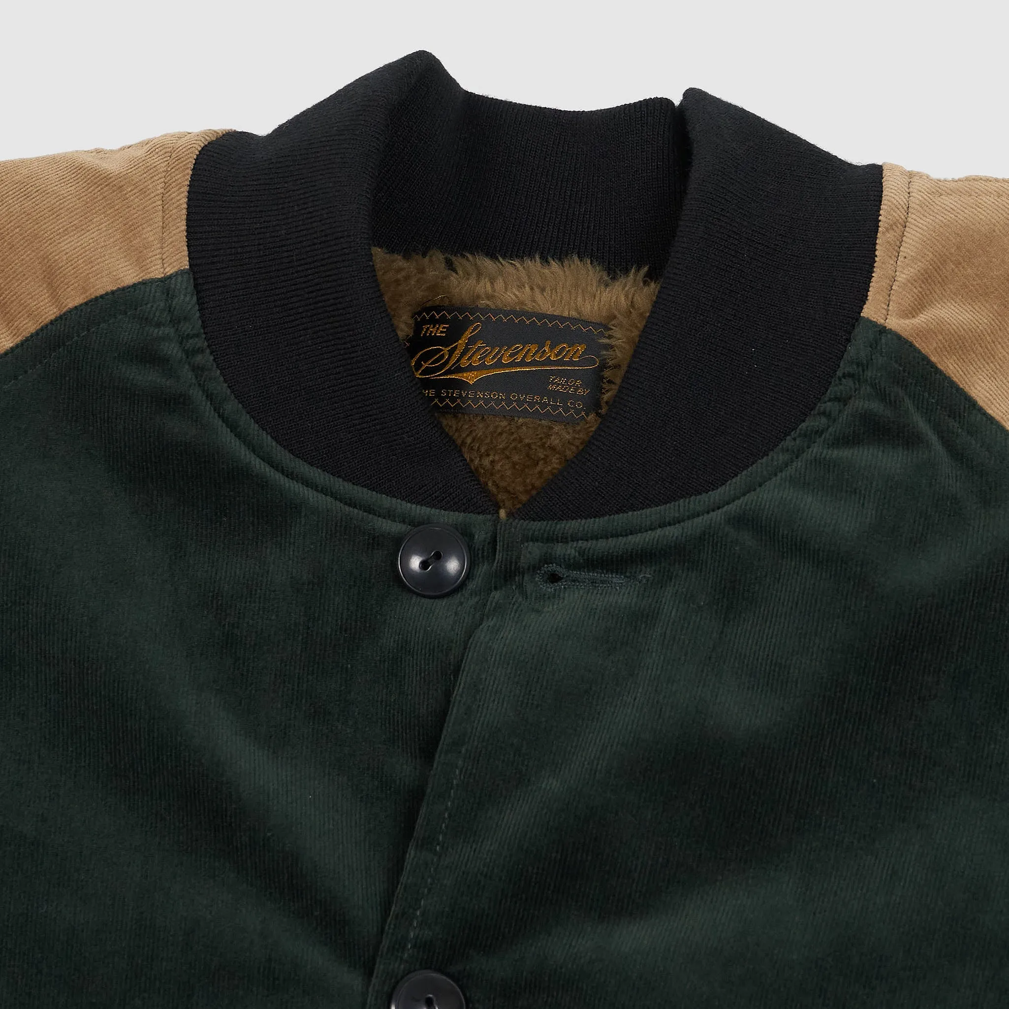 Stevenson Overall Fur Blend Lined Corduroy Varsity Jacket