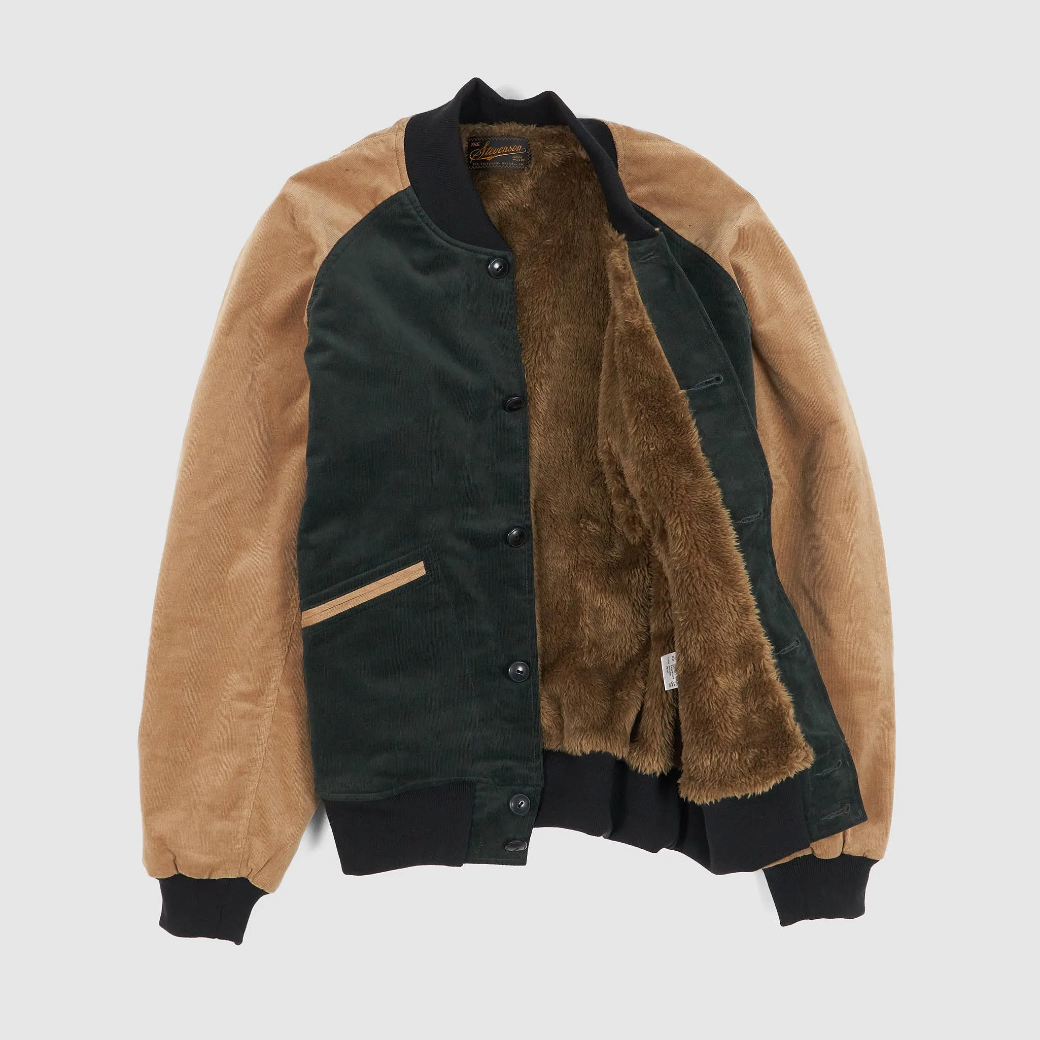 Stevenson Overall Fur Blend Lined Corduroy Varsity Jacket