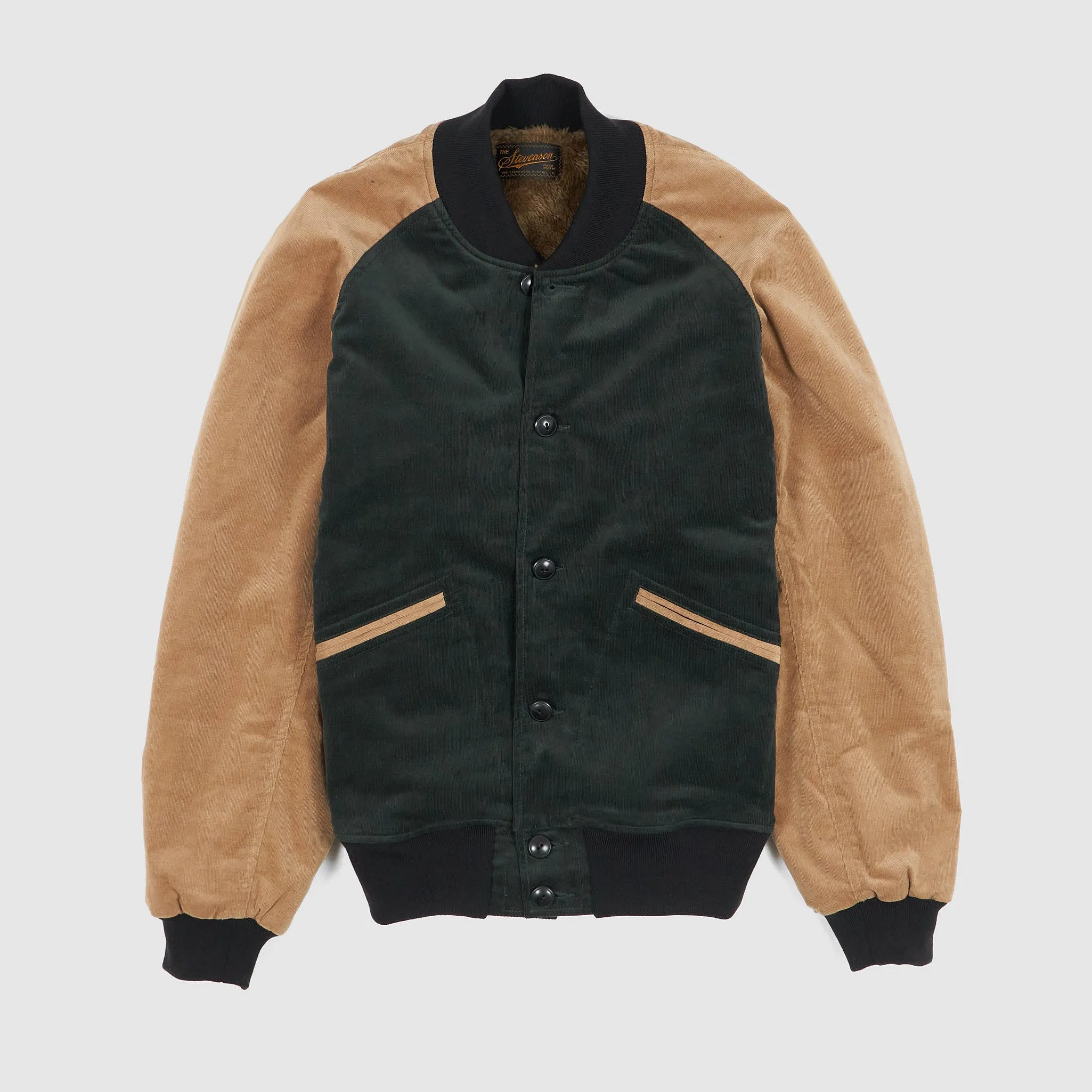 Stevenson Overall Fur Blend Lined Corduroy Varsity Jacket