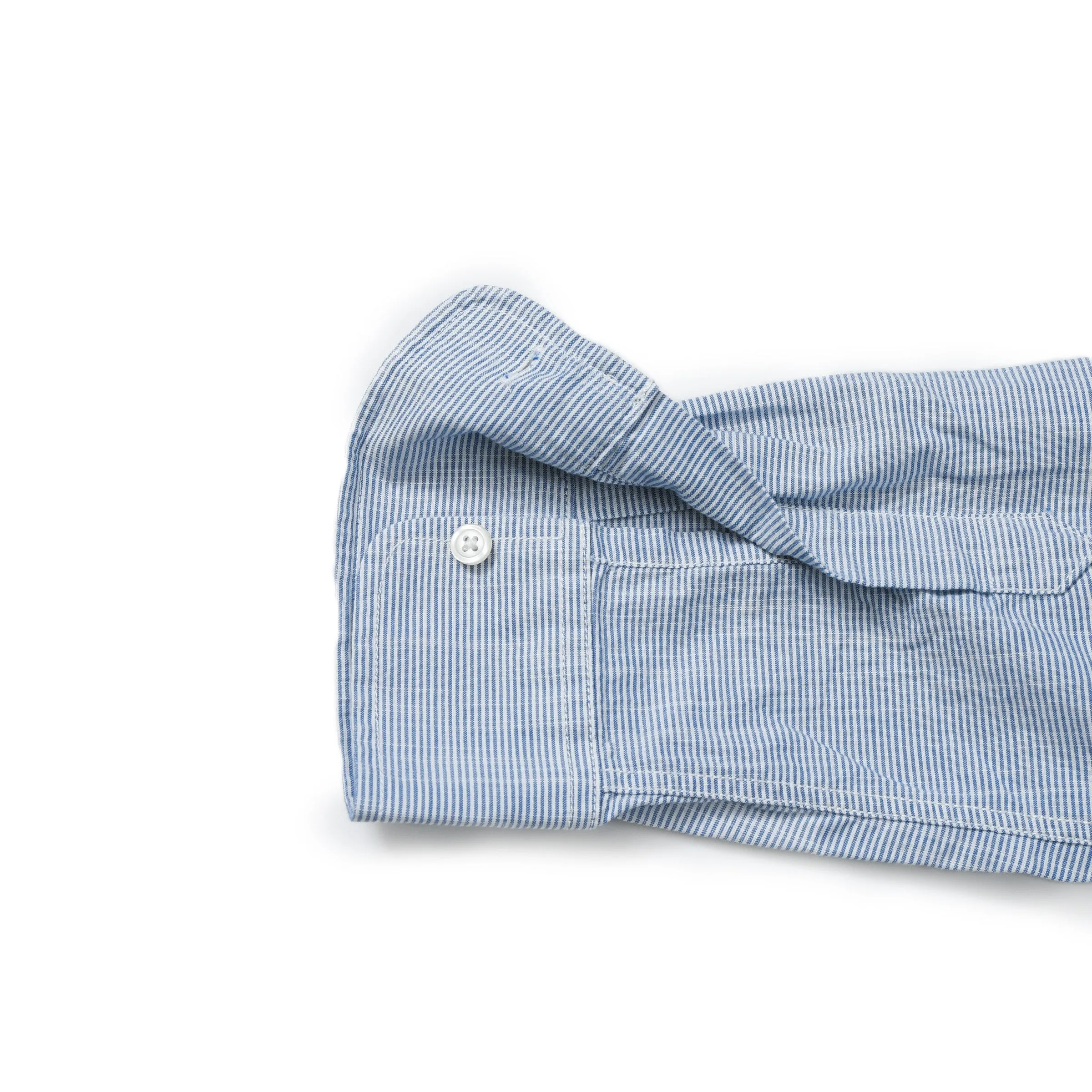 Stewart Microstripe Summer Chambray Shirt