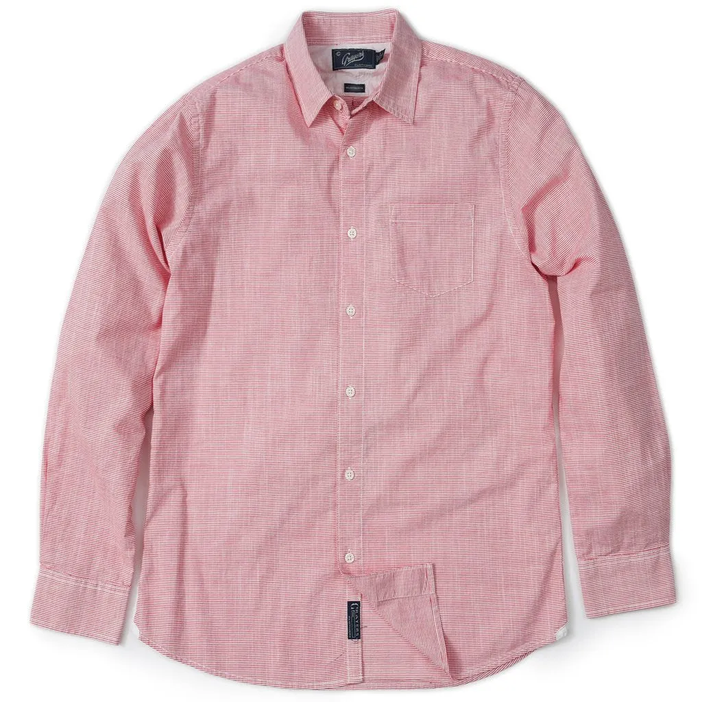 Stewart Microstripe Summer Chambray Shirt