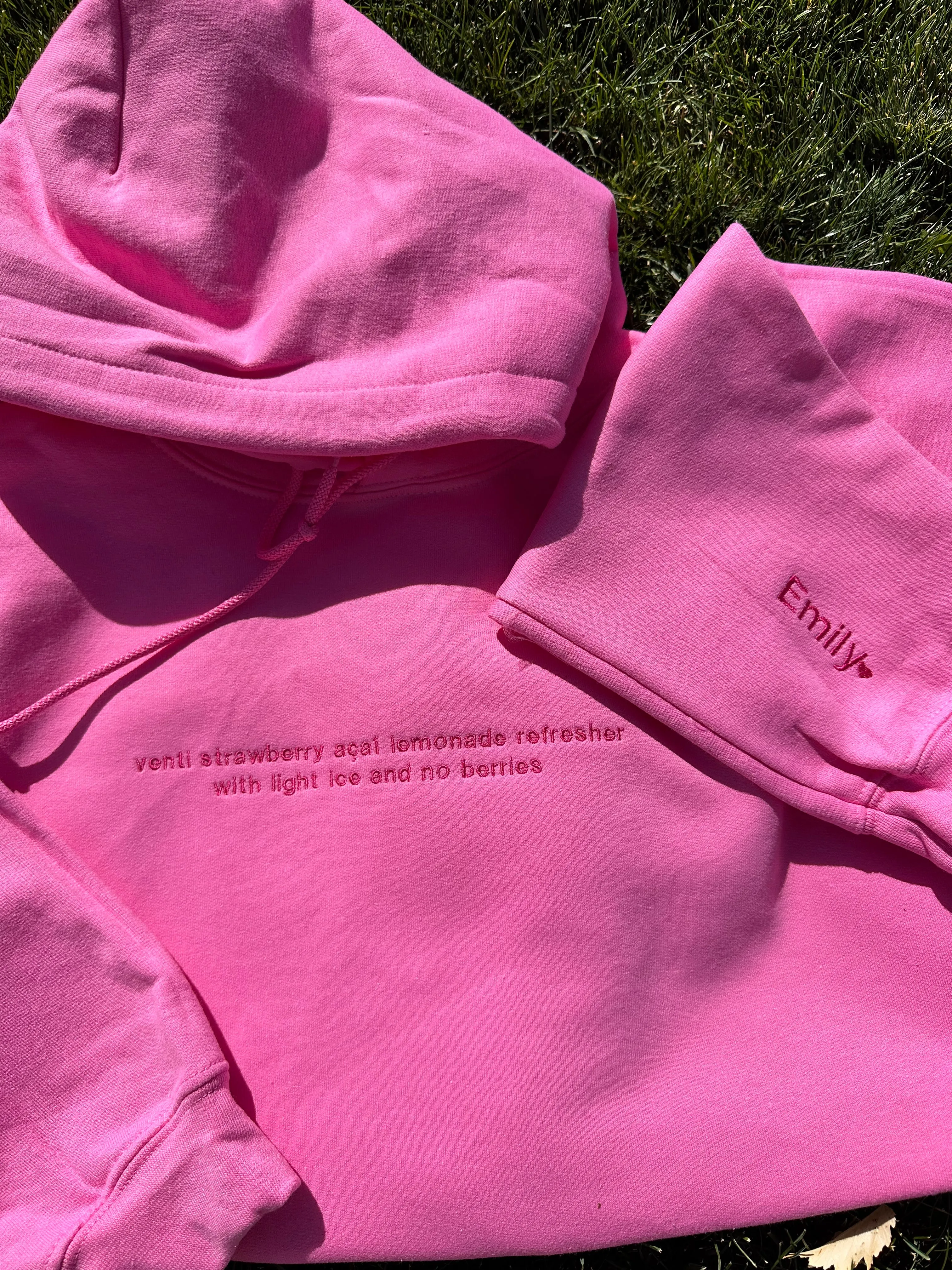Strawberry açaí lemonade hoodie