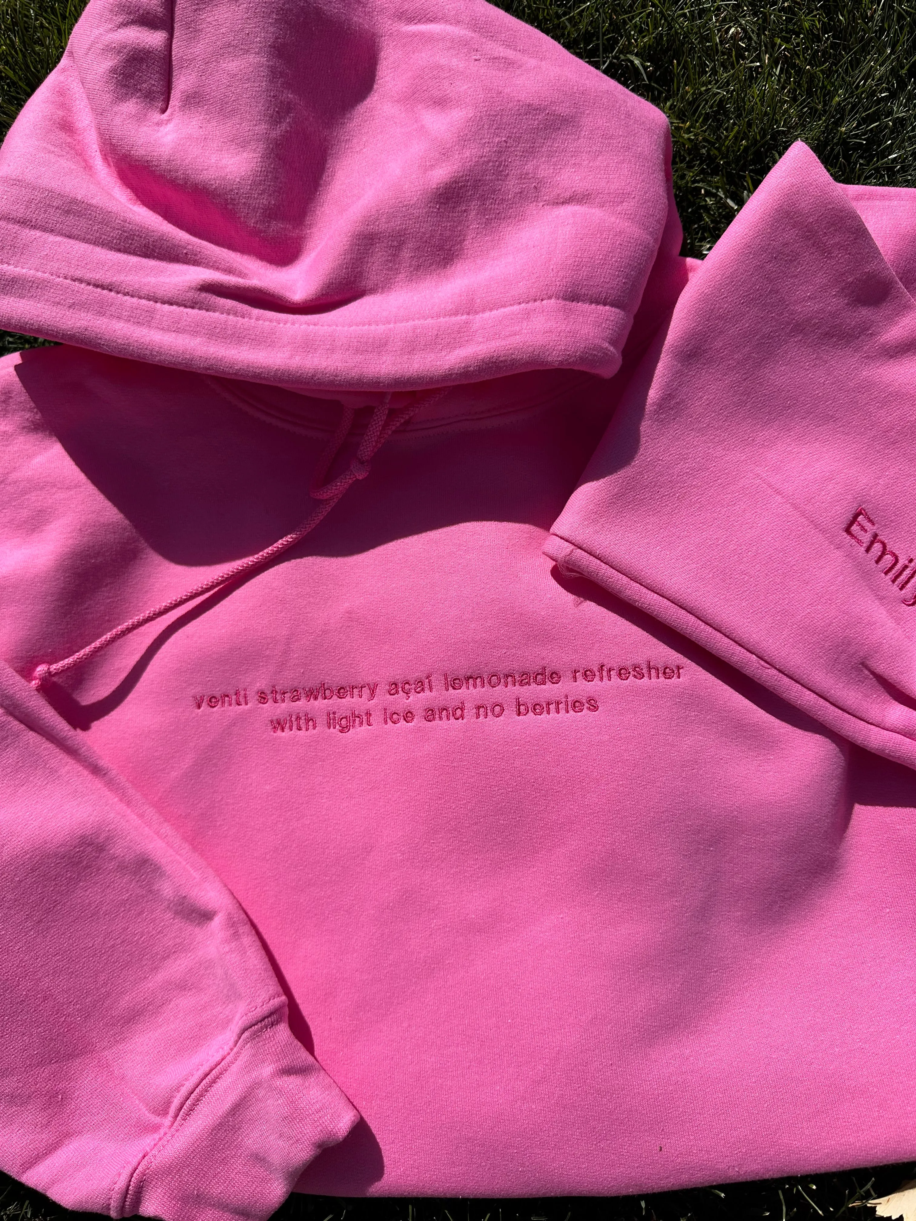 Strawberry açaí lemonade hoodie