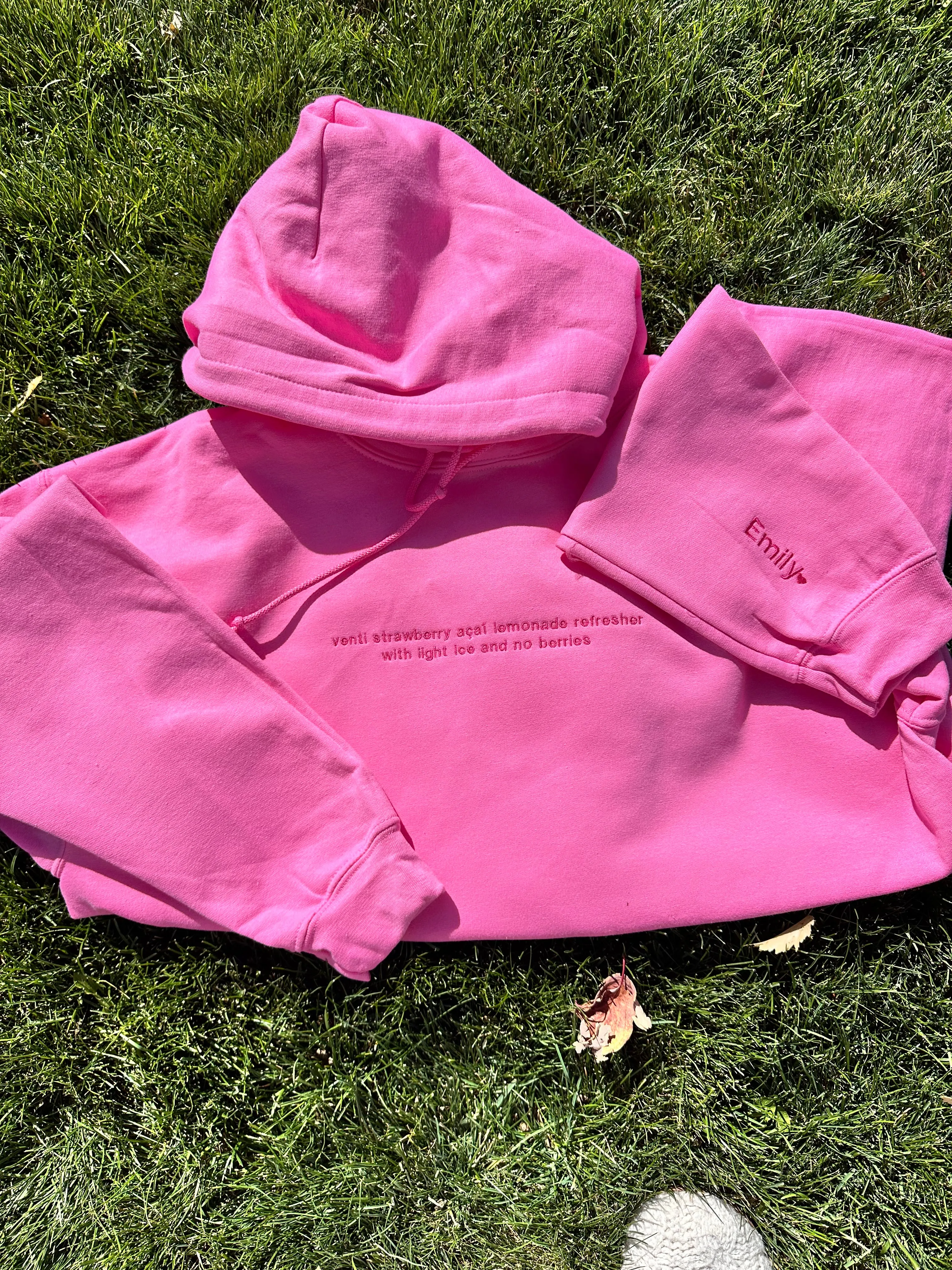 Strawberry açaí lemonade hoodie