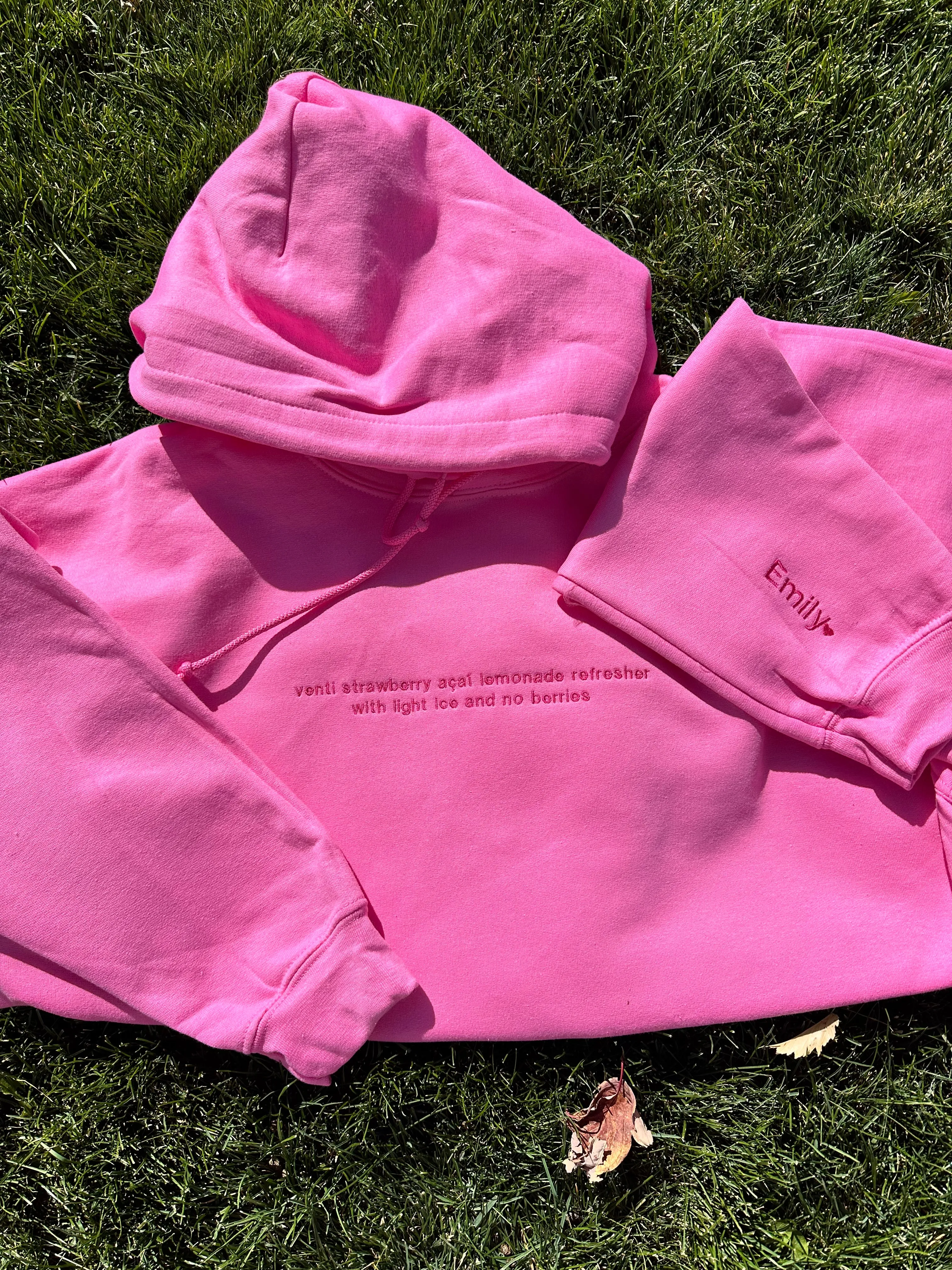 Strawberry açaí lemonade hoodie