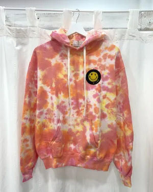 STRAWBERRY CITRUS tie-dye hoodie