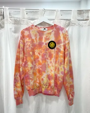 STRAWBERRY CITRUS tie-dye sweatshirt