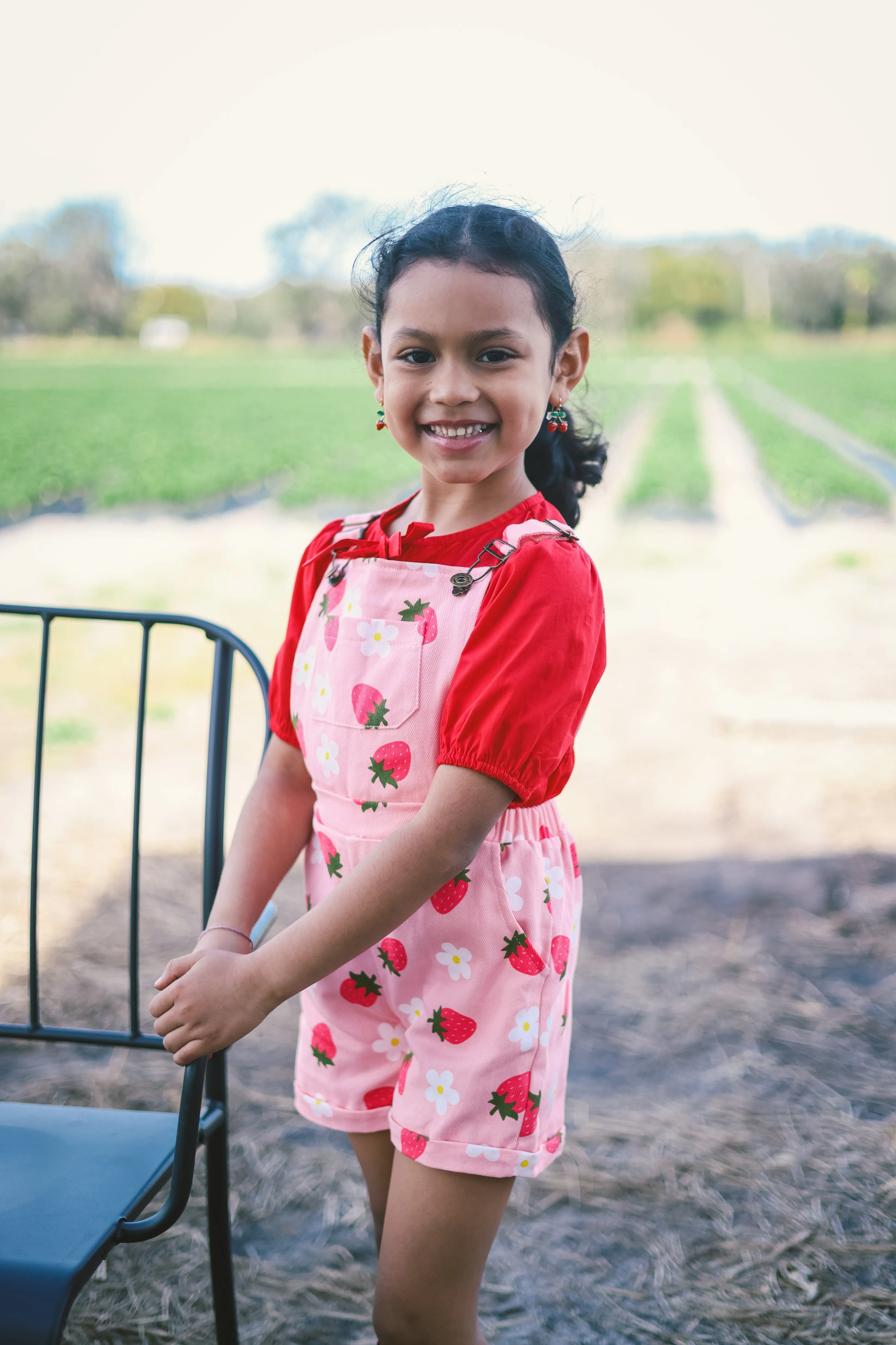 Strawberry Sherbet Overalls