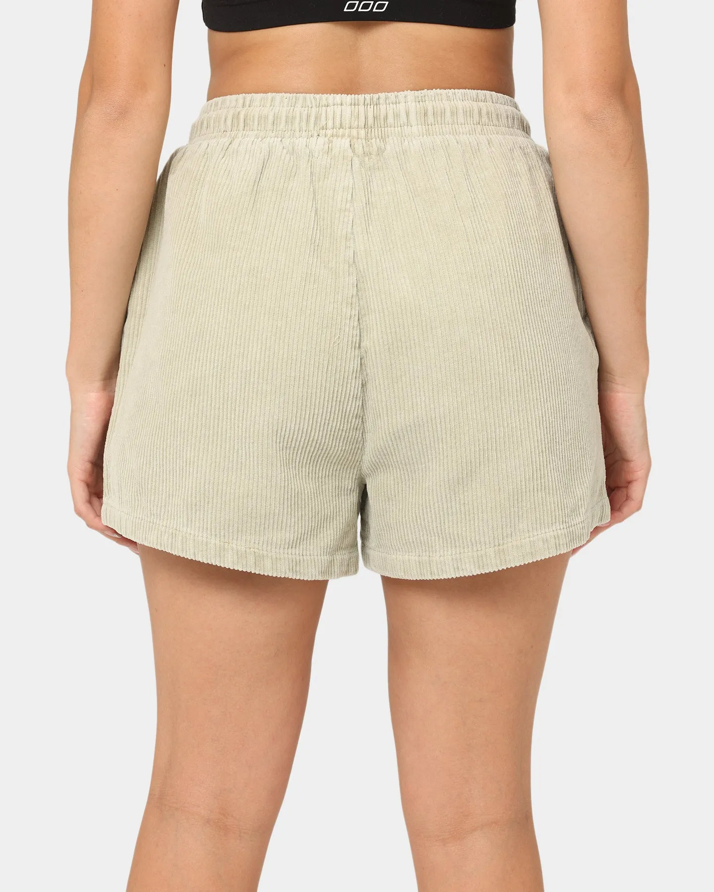 Stussy Women's Hudson Cord Shorts White Sand