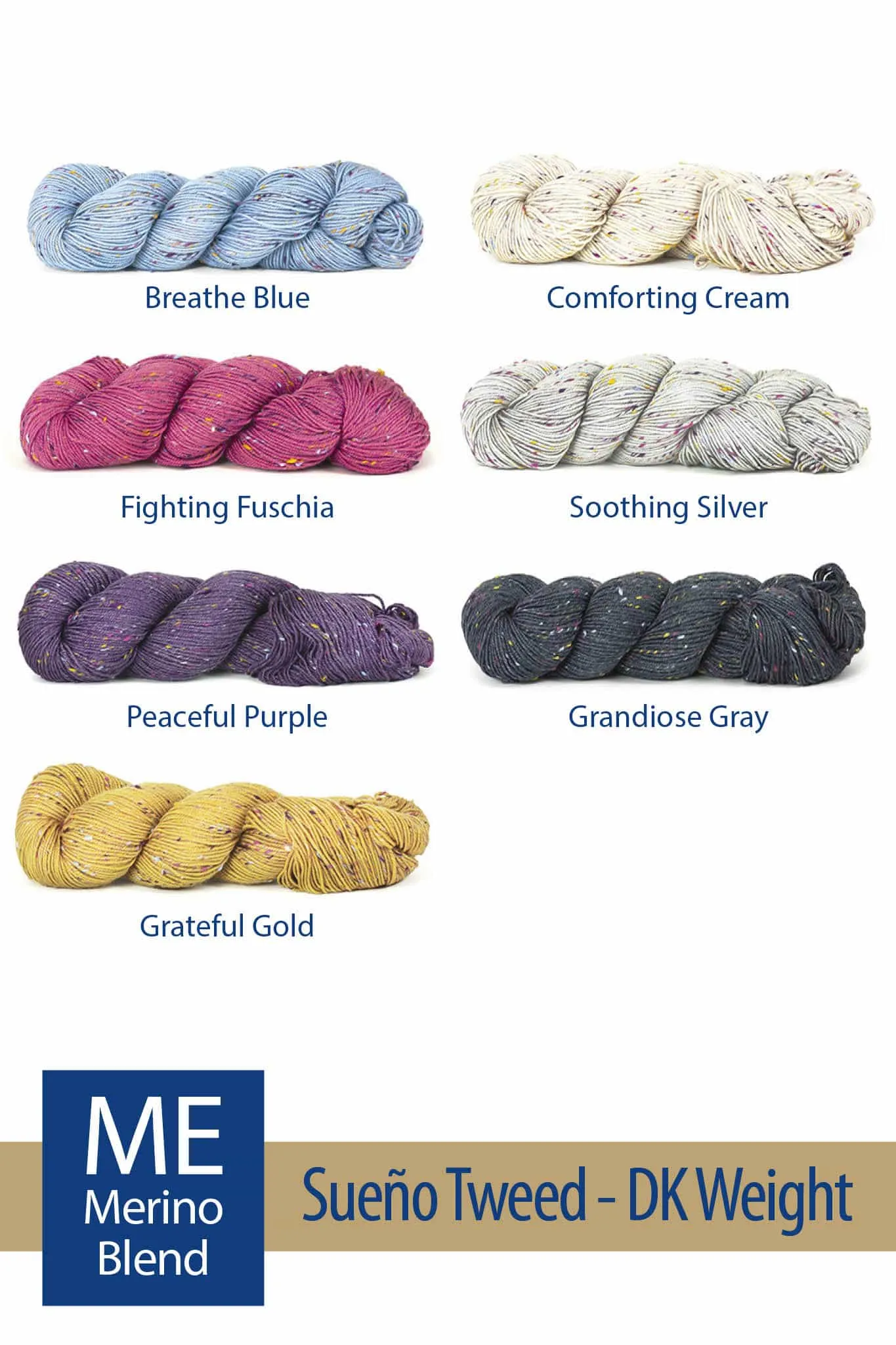 Sueño Tweed DK from HiKoo – 7 Colors