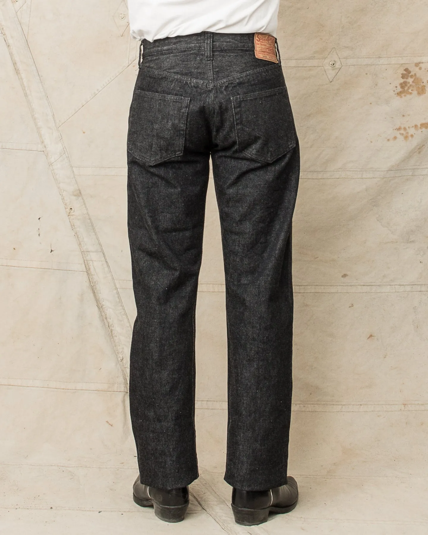 Sugar Cane & Co. 460 (1947) Model 14,25oz One Wash Black Denim SC42460