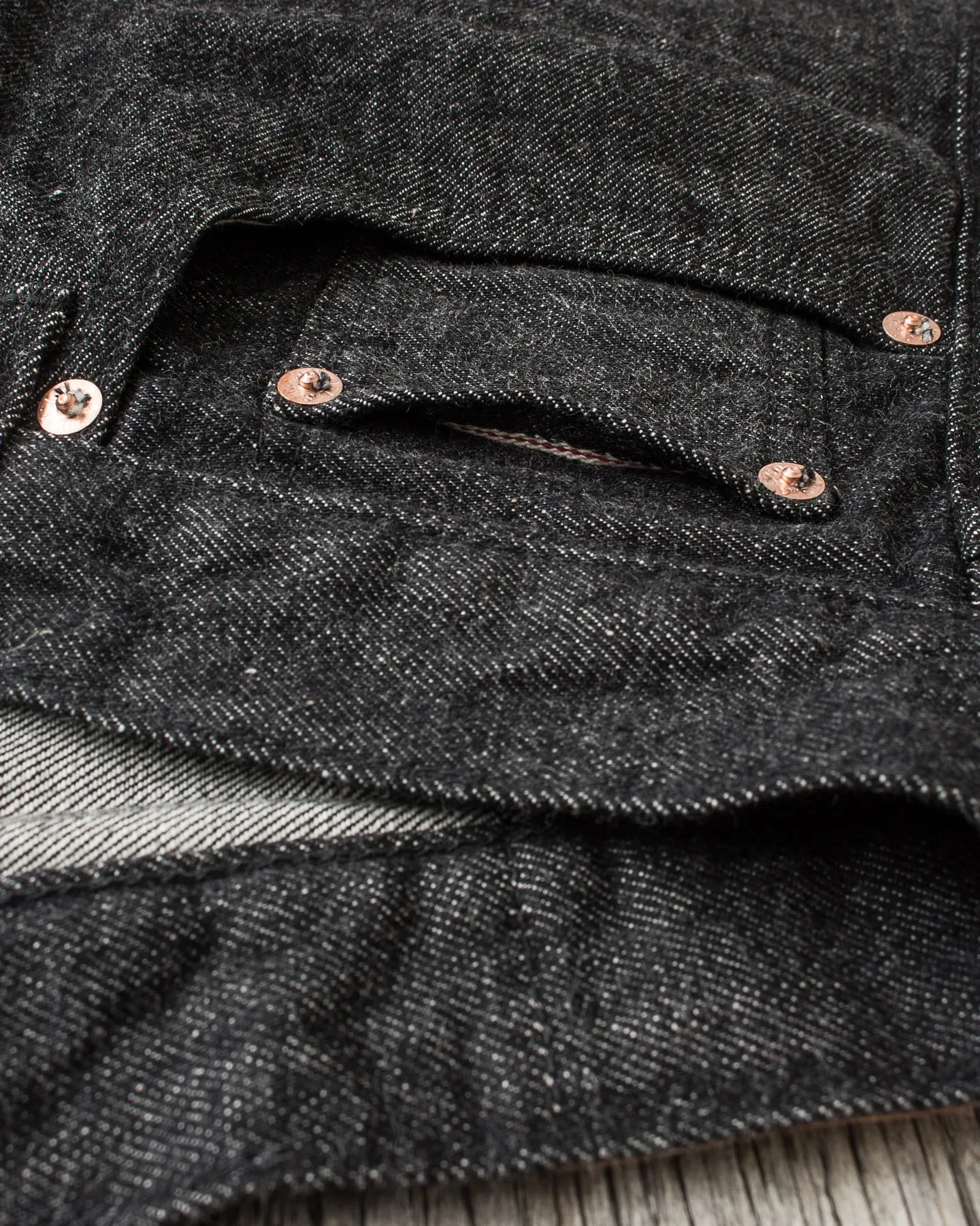 Sugar Cane & Co. 460 (1947) Model 14,25oz One Wash Black Denim SC42460