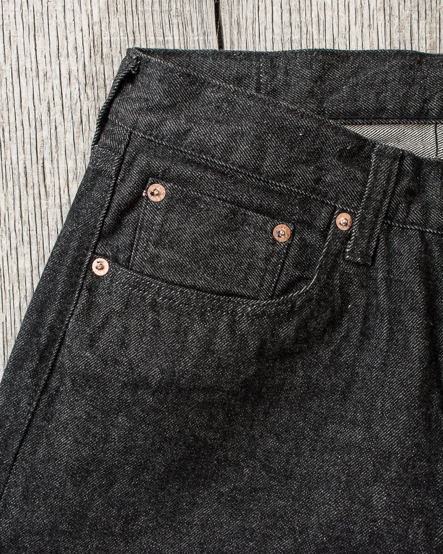 Sugar Cane & Co. 460 (1947) Model 14,25oz One Wash Black Denim SC42460