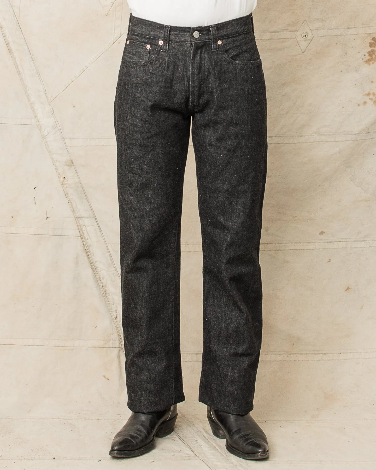 Sugar Cane & Co. 460 (1947) Model 14,25oz One Wash Black Denim SC42460