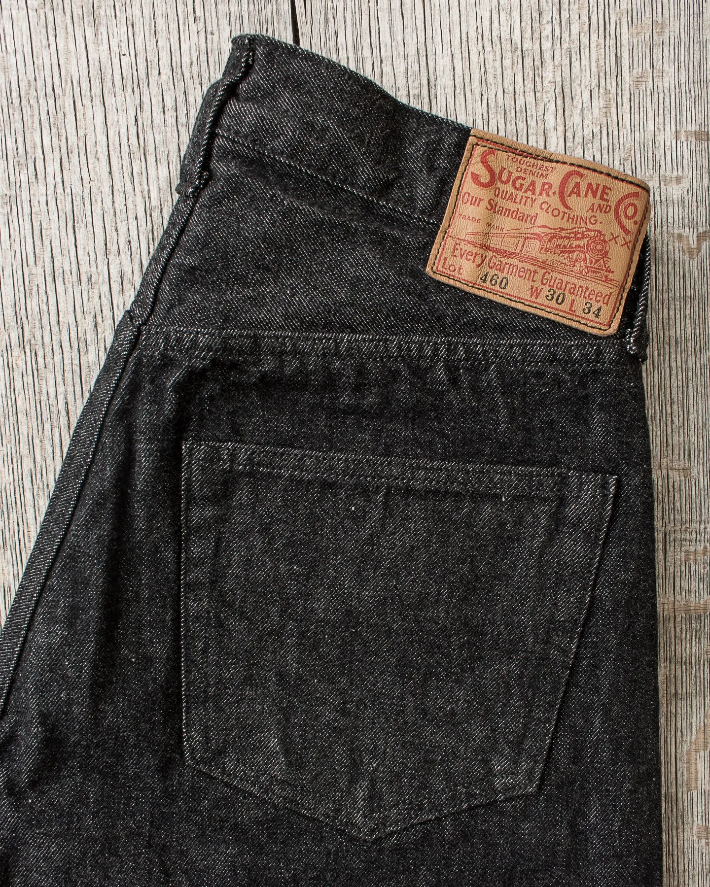 Sugar Cane & Co. 460 (1947) Model 14,25oz One Wash Black Denim SC42460
