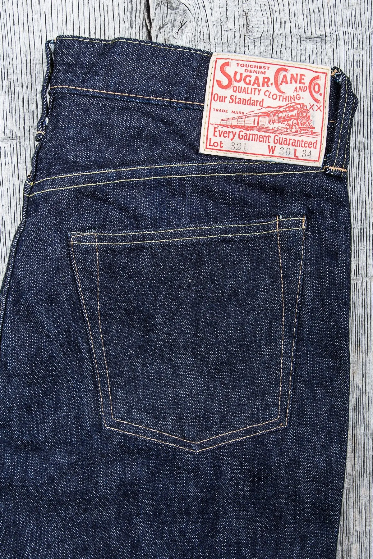 Sugar Cane & Co. Bootcut Jeans 14oz Denim SC40321