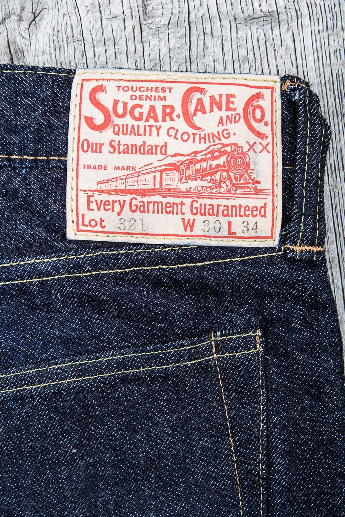 Sugar Cane & Co. Bootcut Jeans 14oz Denim SC40321