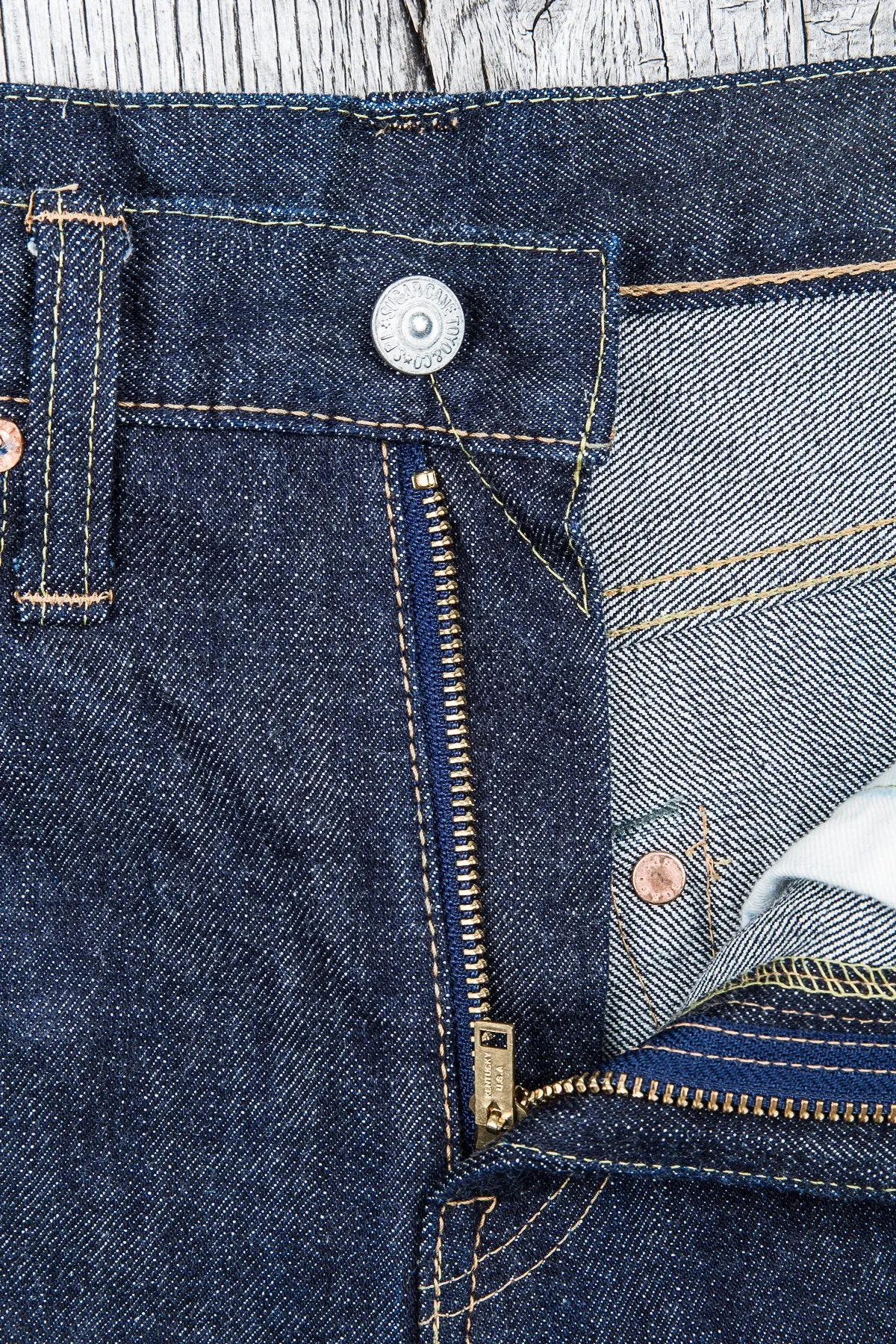 Sugar Cane & Co. Bootcut Jeans 14oz Denim SC40321