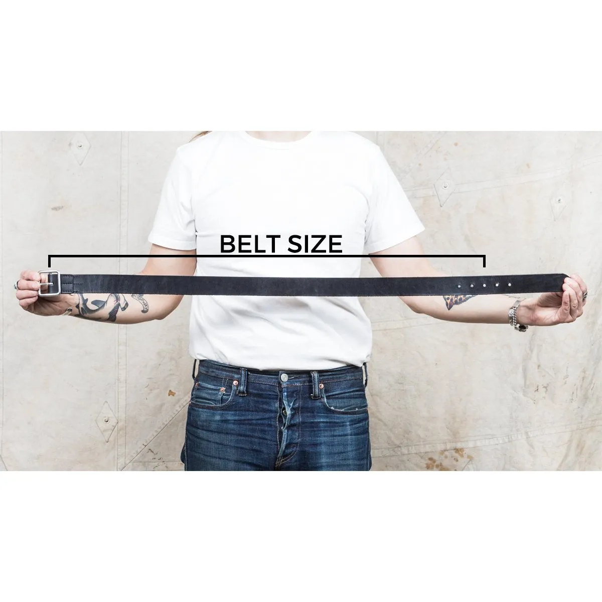 Sugar Cane & Co. Natural Leather Belt SC02320