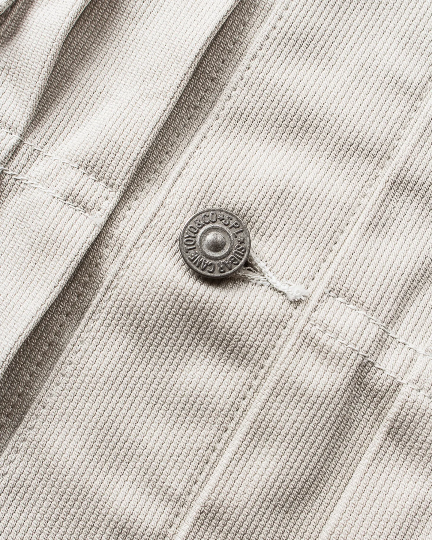Sugar Cane & Co Sugar Cane 1953 Type 2 11oz Cotton Pique Jacket Off-White SC15290
