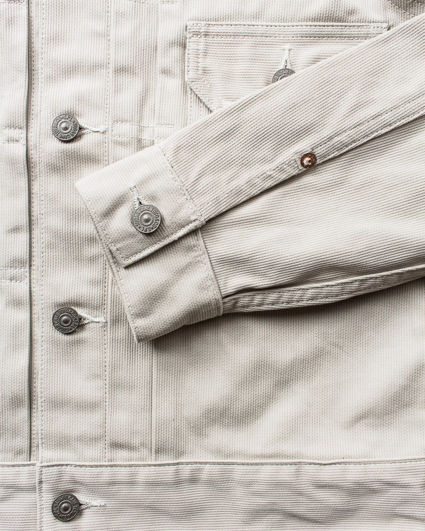 Sugar Cane & Co Sugar Cane 1953 Type 2 11oz Cotton Pique Jacket Off-White SC15290