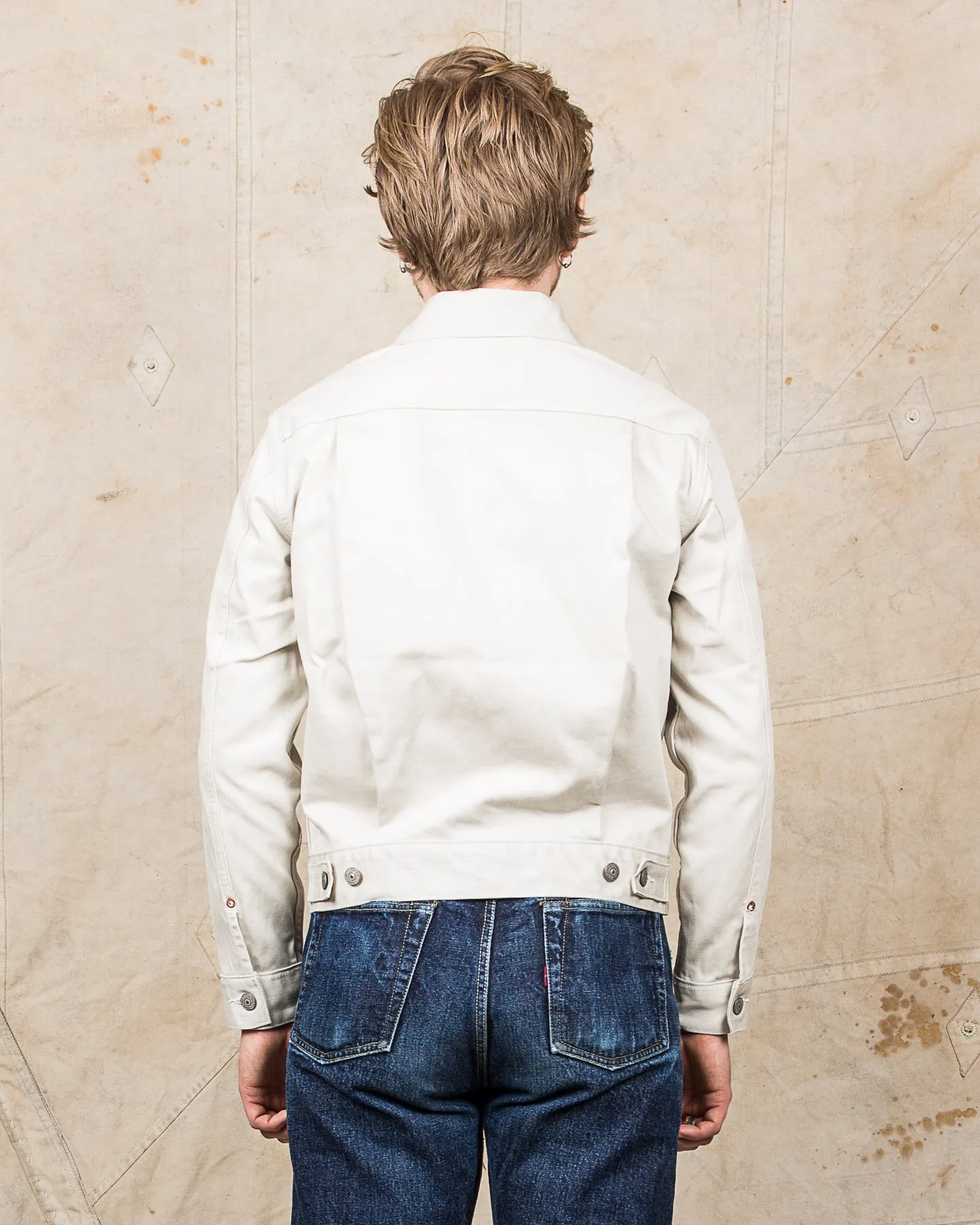 Sugar Cane & Co Sugar Cane 1953 Type 2 11oz Cotton Pique Jacket Off-White SC15290