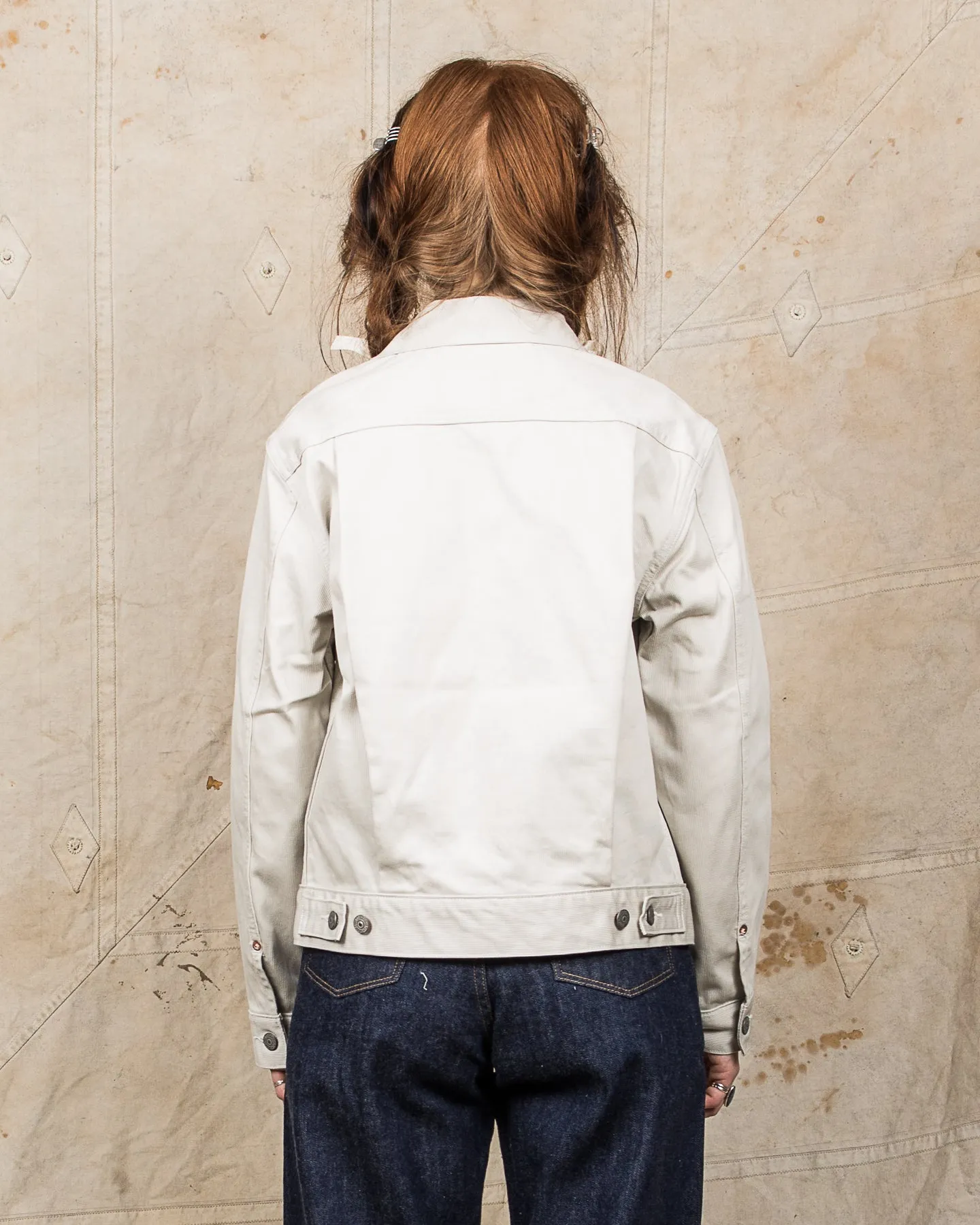 Sugar Cane & Co Sugar Cane 1953 Type 2 11oz Cotton Pique Jacket Off-White SC15290