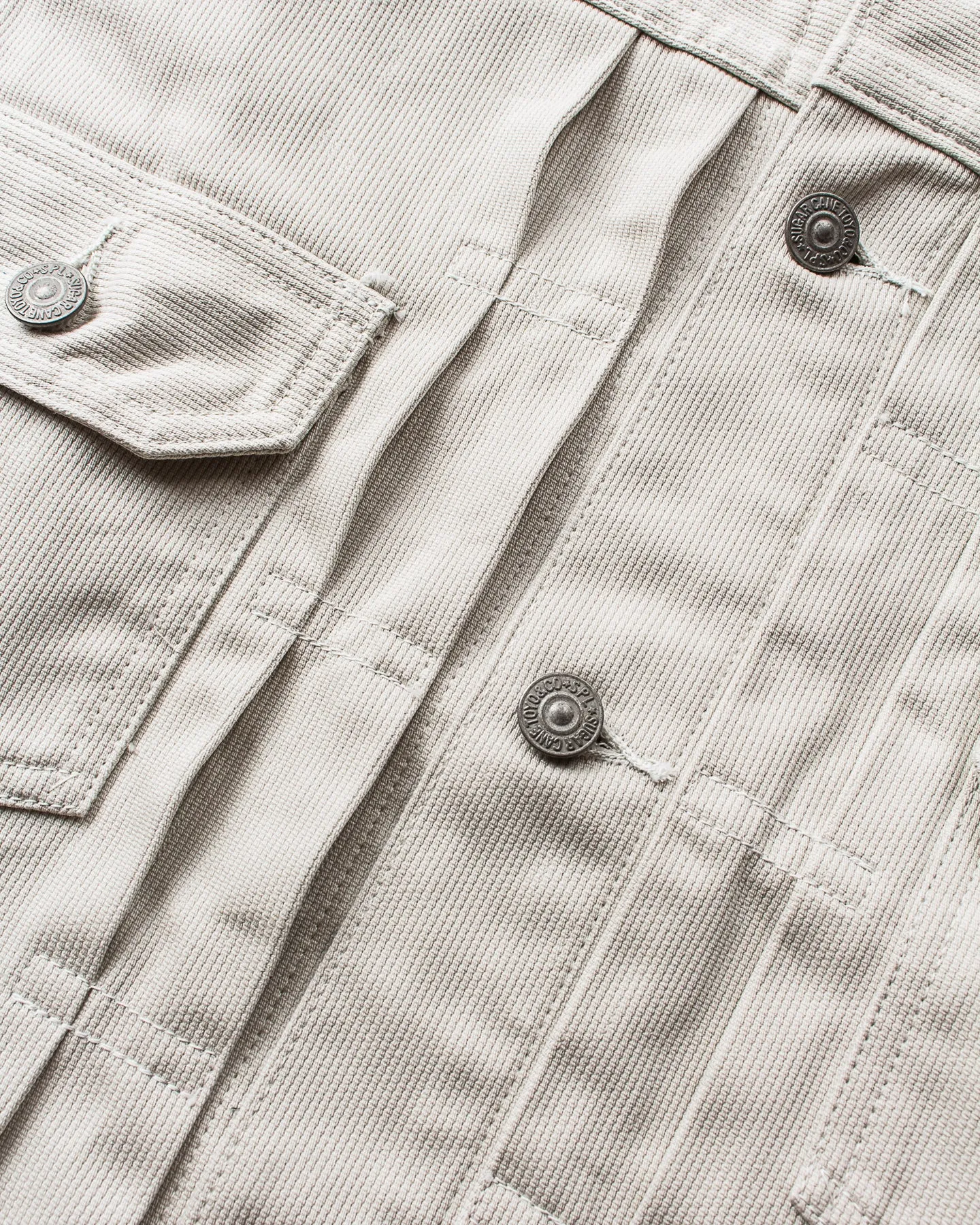 Sugar Cane & Co Sugar Cane 1953 Type 2 11oz Cotton Pique Jacket Off-White SC15290