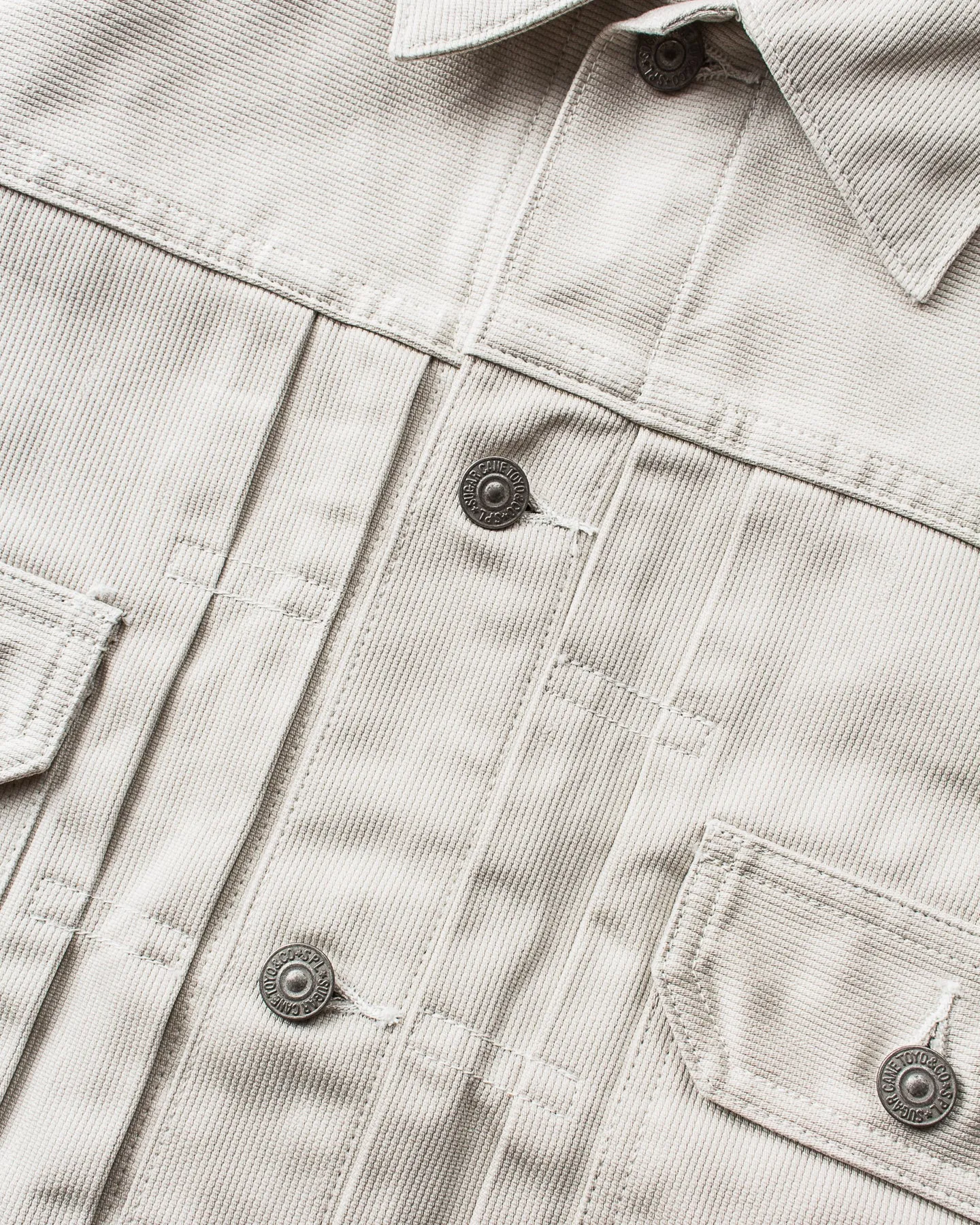 Sugar Cane & Co Sugar Cane 1953 Type 2 11oz Cotton Pique Jacket Off-White SC15290