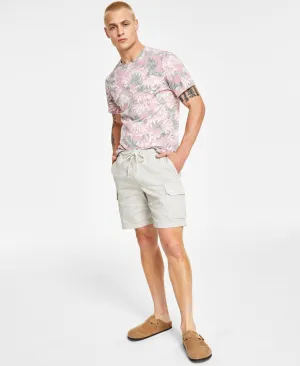 Sun Stone Men's Cargo Shorts Stone Block Beige 2XL