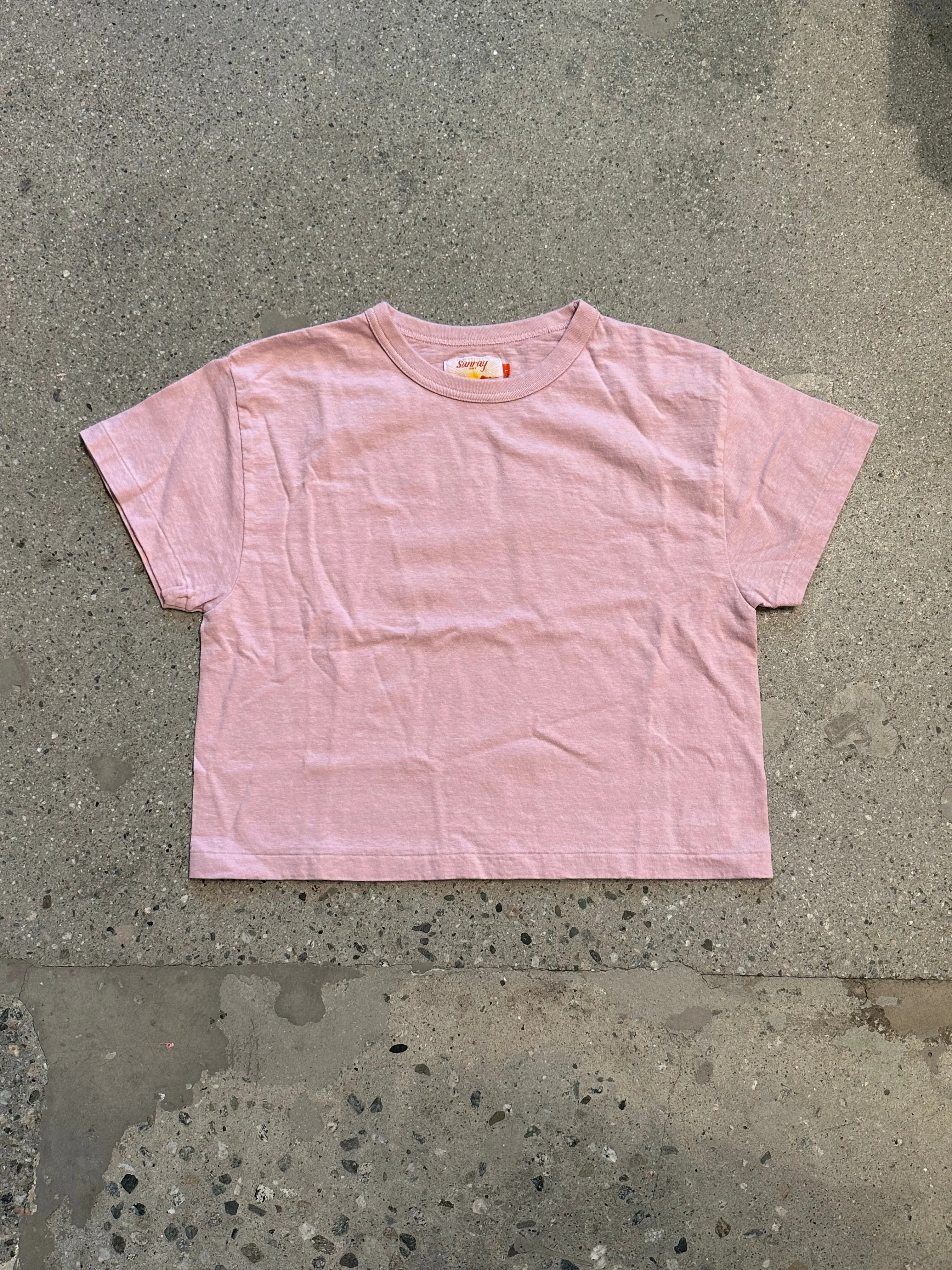 Sunray Womens Hi' Aka Bleached Mauve Short Sleeve T-Shirt