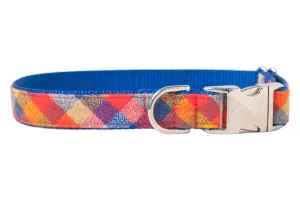 Sunset Flannel Dog Collar