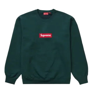 Supreme Box Logo Crewneck 'Dark Pine' (FW22)