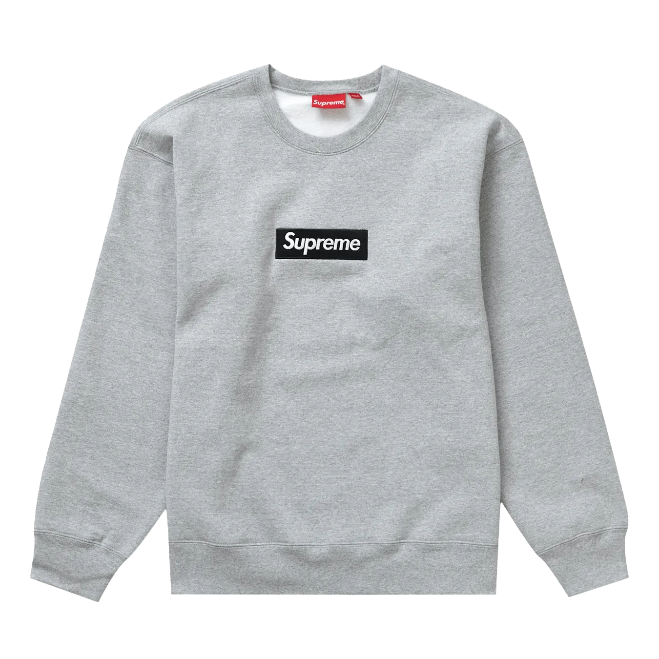 Supreme Box Logo Crewneck 'Heather Grey' (FW22)