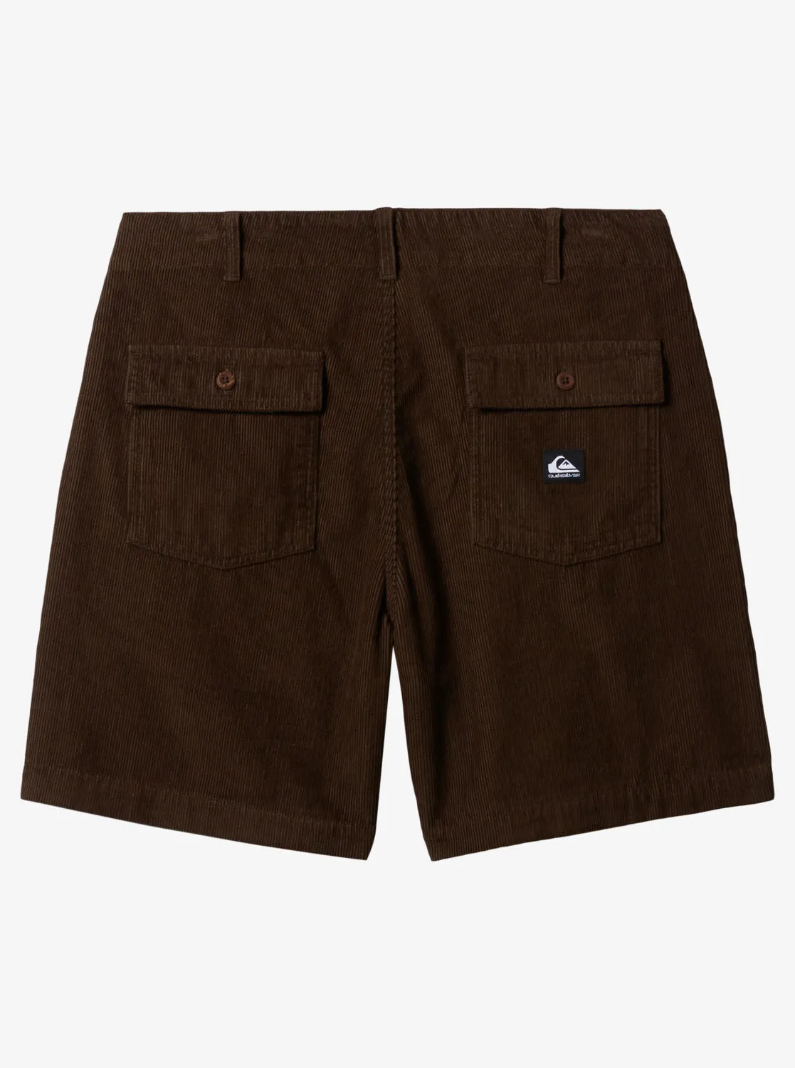 Surf Fatigue Corduroy Shorts - Dark Brown