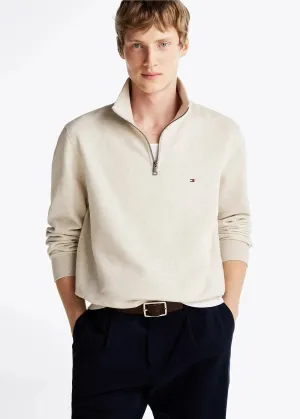 Sweat camionneur Tommy Hilfiger beige