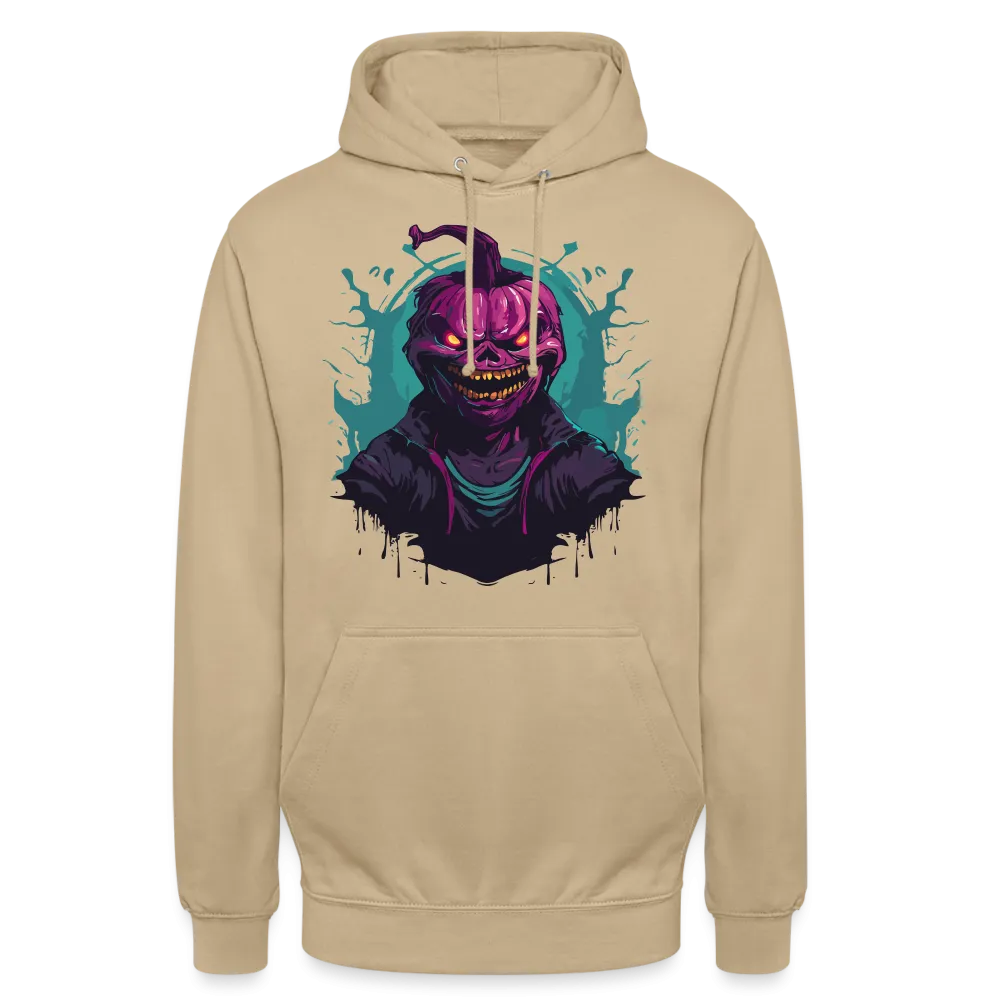 Sweat-shirt à capuche unisexe "Homme Citrouille 2"